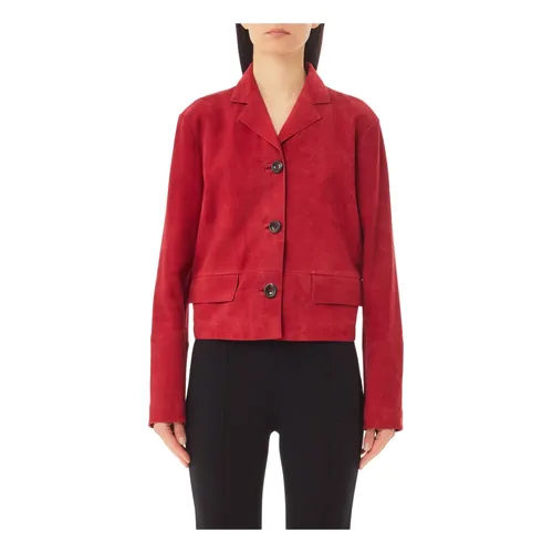 Jackets > Leather Jackets - - Liu Jo - Modalova