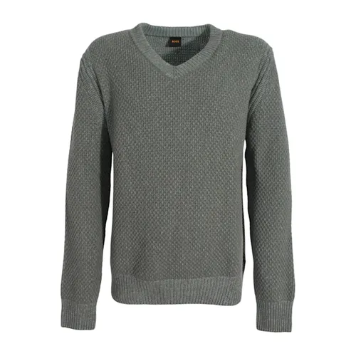 Knitwear > V-neck Knitwear - - Hugo Boss - Modalova