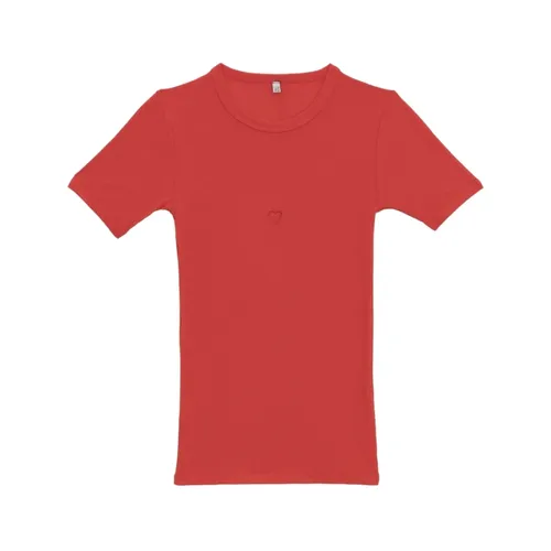 Baserange - Tops > T-Shirts - Red - Baserange - Modalova
