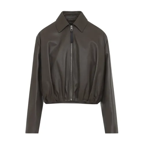 Jackets > Leather Jackets - - Loewe - Modalova