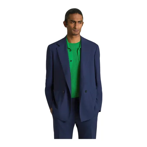 Kiton - Jackets > Blazers - Blue - Kiton - Modalova
