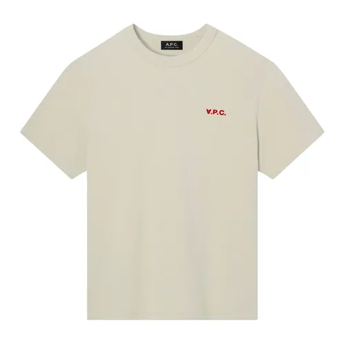A.p.c. - Tops > T-Shirts - Beige - A.p.c. - Modalova