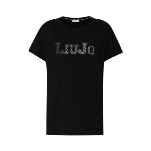 Liu Jo - Tops > T-Shirts - Black - Liu Jo - Modalova