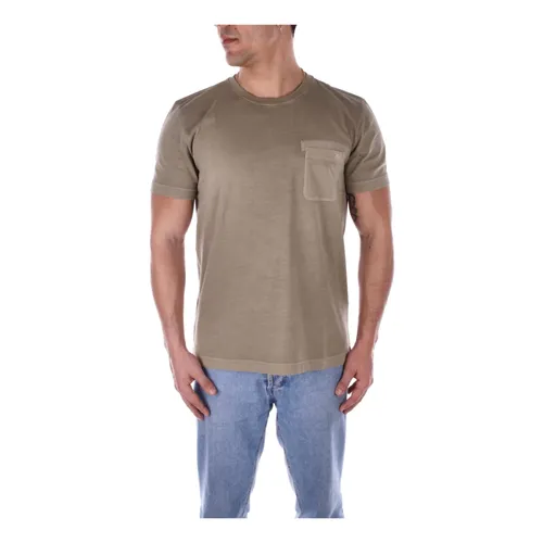 Fay - Tops > T-Shirts - Green - Fay - Modalova