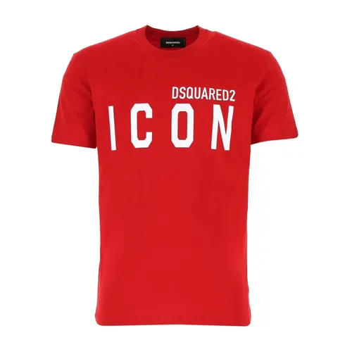 Dsquared2 - Tops > T-Shirts - Red - Dsquared2 - Modalova