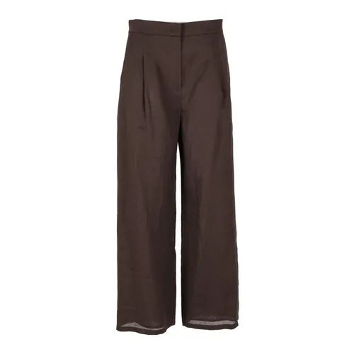 Trousers > Wide Trousers - - Max Mara Studio - Modalova