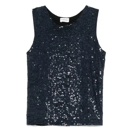 Tops > Sleeveless Tops - - P.a.r.o.s.h. - Modalova