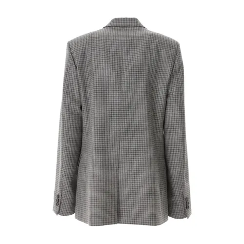 Msgm - Jackets > Blazers - Gray - Msgm - Modalova