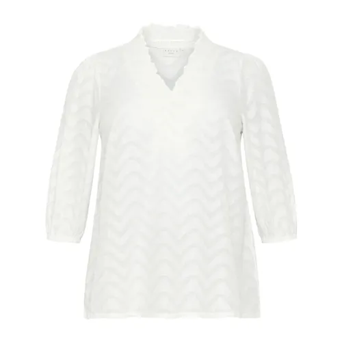 Blouses & Shirts > Blouses - - Kaffe Curve - Modalova