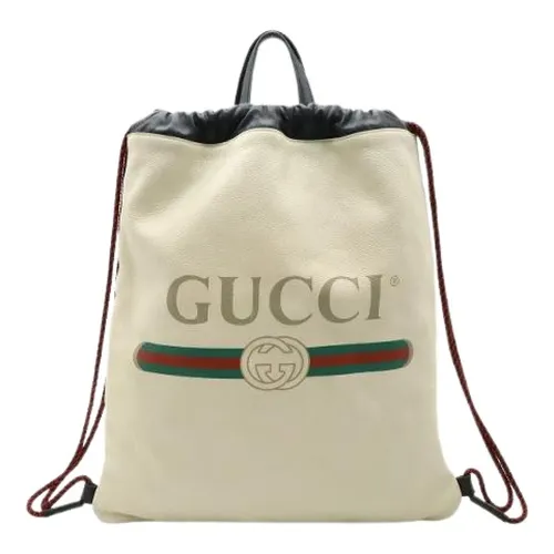 Pre-owned > Pre-owned Bags > Pre-owned Backpacks - - Gucci Vintage - Modalova