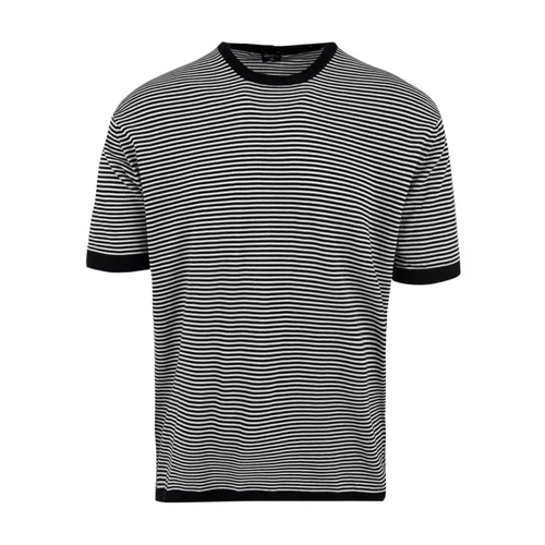 Drumohr - Tops > T-Shirts - Black - Drumohr - Modalova