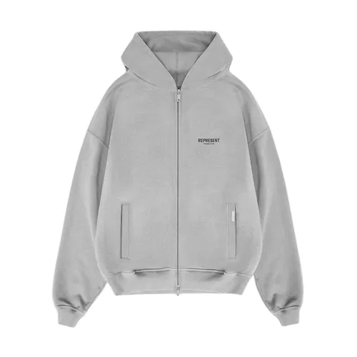 Sweatshirts & Hoodies > Zip-throughs - - Represent - Modalova