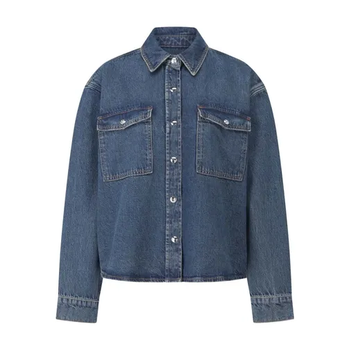 Jackets > Denim Jackets - - Anine Bing - Modalova