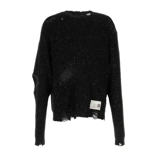 Knitwear > Round-neck Knitwear - - Mihara Yasuhiro - Modalova