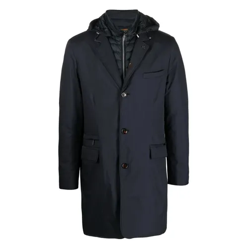 Coats > Single-Breasted Coats - - Moorer - Modalova