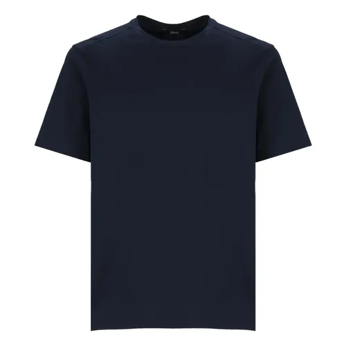 Herno - Tops > T-Shirts - Blue - Herno - Modalova