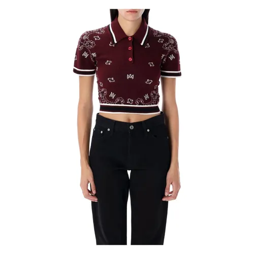 Amiri - Tops > Polo Shirts - Red - Amiri - Modalova