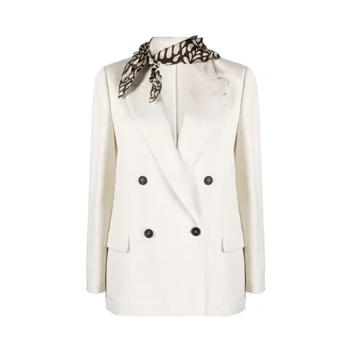 Jackets > Blazers - - Brunello Cucinelli - Modalova