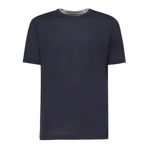 Eleventy - Tops > T-Shirts - Blue - Eleventy - Modalova