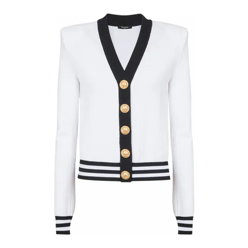 Knitwear > Cardigans - - Balmain - Modalova
