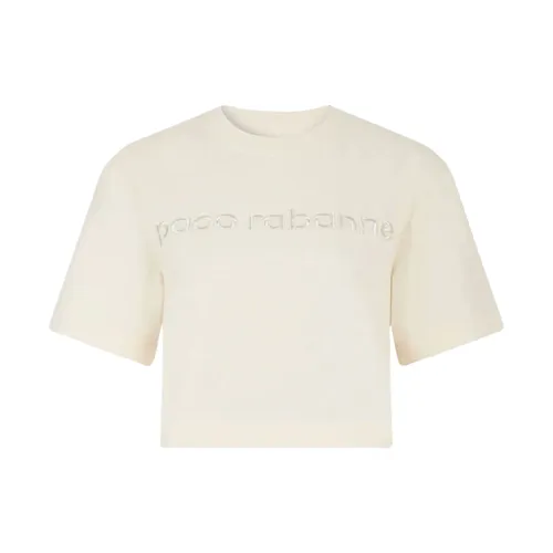Rabanne - Tops > T-Shirts - Beige - Rabanne - Modalova