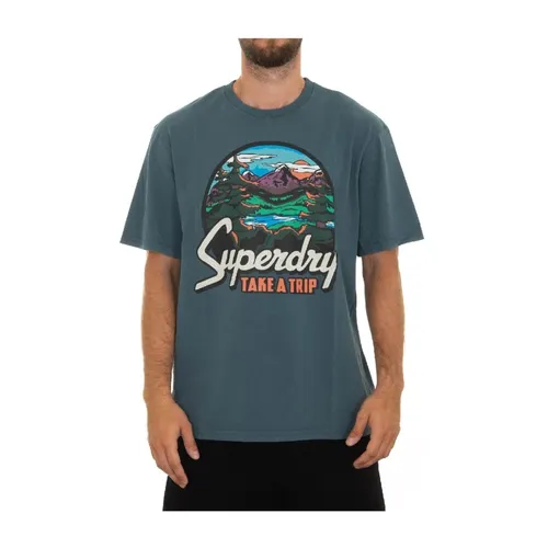 Superdry - Tops > T-Shirts - Blue - Superdry - Modalova