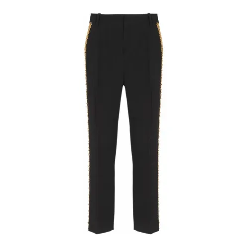 Trousers > Straight Trousers - - Balmain - Modalova