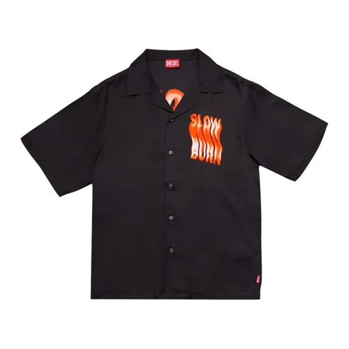 Shirts > Short Sleeve Shirts - - Diesel - Modalova