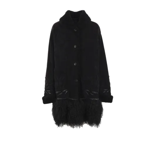 Coats > Single-Breasted Coats - - Ermanno Scervino - Modalova