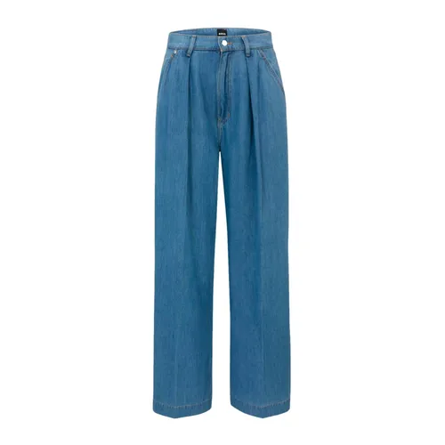 Hugo - Jeans > Wide Jeans - Blue - Hugo - Modalova