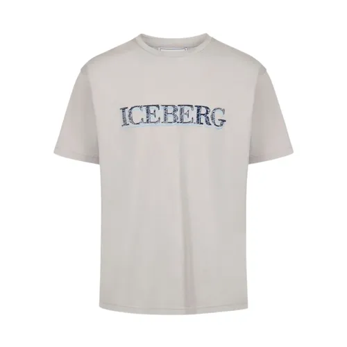 Iceberg - Tops > T-Shirts - Gray - Iceberg - Modalova