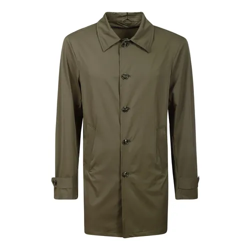 Coats > Single-Breasted Coats - - Barba Napoli - Modalova