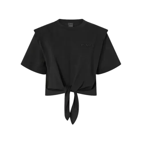 Pinko - Tops > T-Shirts - Black - Pinko - Modalova