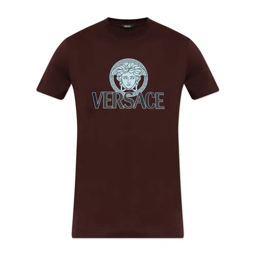 Versace - Tops > T-Shirts - Red - Versace - Modalova