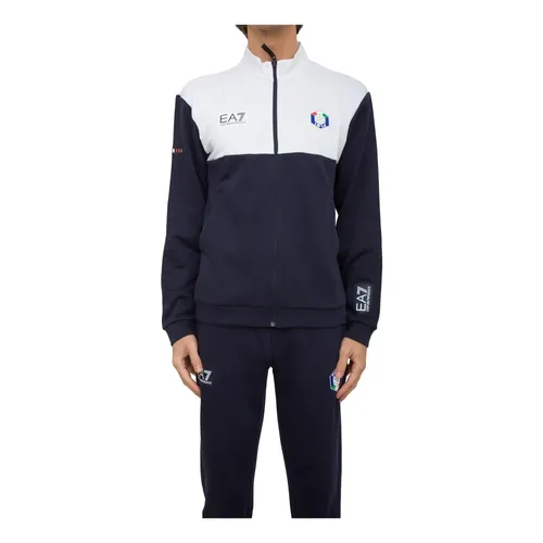 Sweatshirts & Hoodies > Zip-throughs - - Emporio Armani EA7 - Modalova