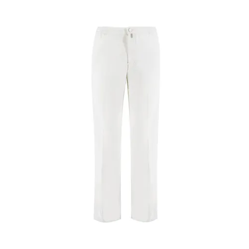 Kiton - Trousers > Chinos - White - Kiton - Modalova