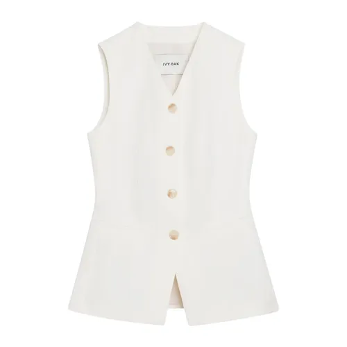 IVY OAK - Jackets > Vests - White - IVY OAK - Modalova