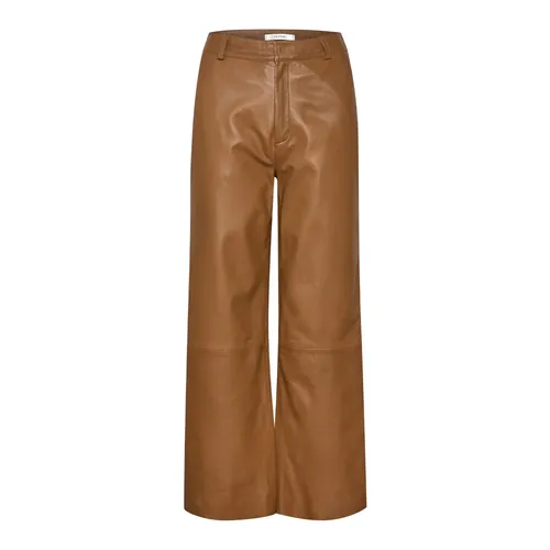 Trousers > Leather Trousers - - Gestuz - Modalova
