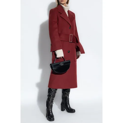 Coats > Single-Breasted Coats - - Ferragamo - Modalova