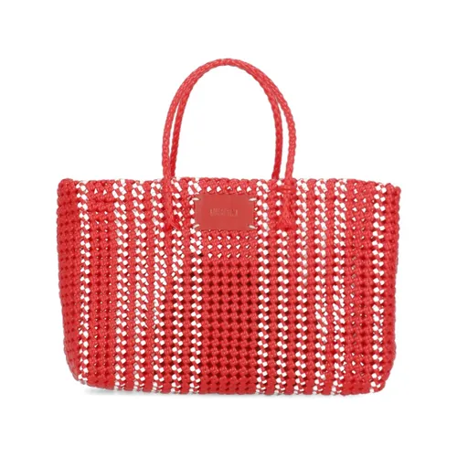 Msgm - Bags > Handbags - Red - Msgm - Modalova