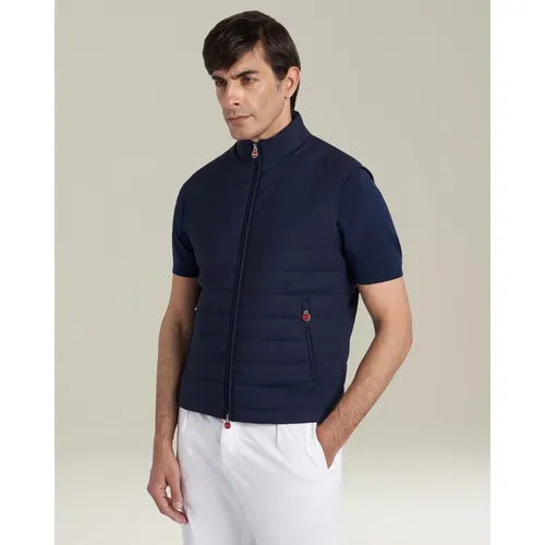 Kiton - Jackets > Vests - Blue - Kiton - Modalova