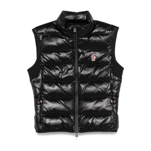 Moncler - Jackets > Vests - Black - Moncler - Modalova