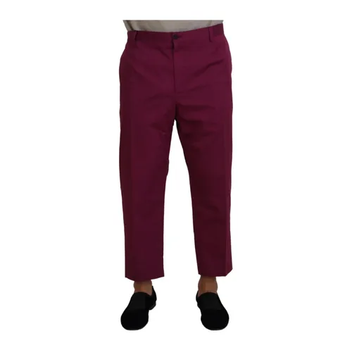 Trousers > Cropped Trousers - - Dolce & Gabbana - Modalova