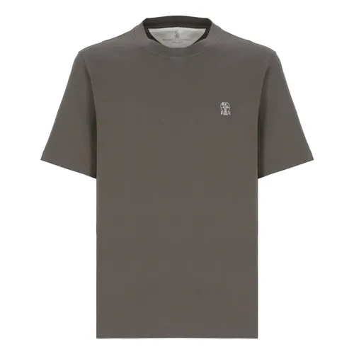 Tops > T-Shirts - - Brunello Cucinelli - Modalova