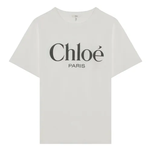 Chloé - Tops > T-Shirts - White - Chloé - Modalova