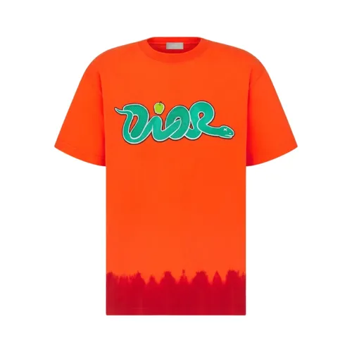Dior - Tops > T-Shirts - Orange - Dior - Modalova