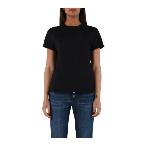 Dondup - Tops > T-Shirts - Black - Dondup - Modalova