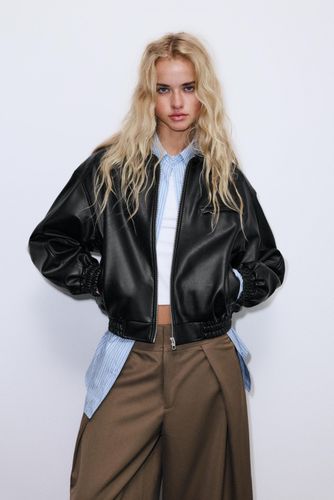 Blouson Dad Similicuir - Pull&Bear - Modalova
