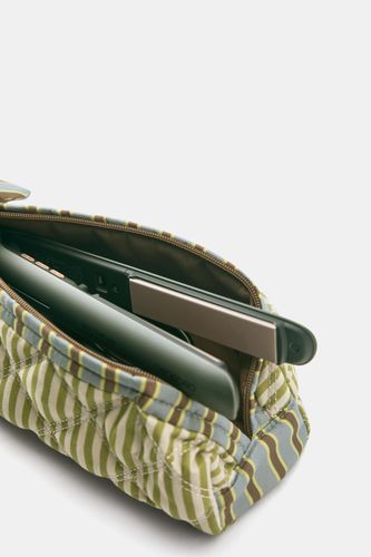 Trousse Rayée Matelassée Lisseur Fourrure - Pull&Bear - Modalova