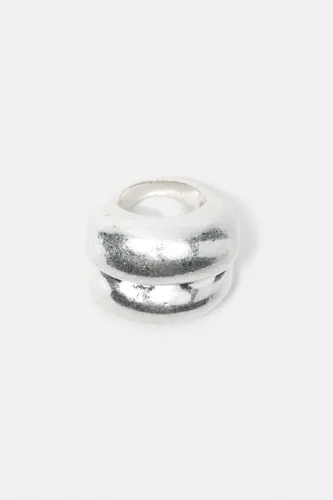 Bague Maxi Métallisée - Pull&Bear - Modalova
